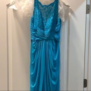 Bridesmaid dress turquoise